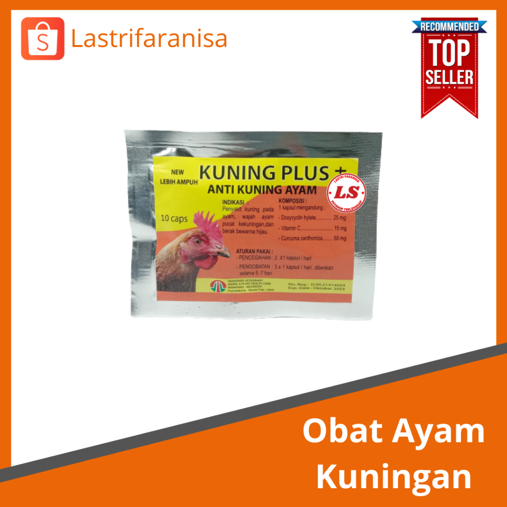 KUNING PLUS Obat Penyakit Kuning Ayam Obat Ayam Muka Pucat Berak Hijau