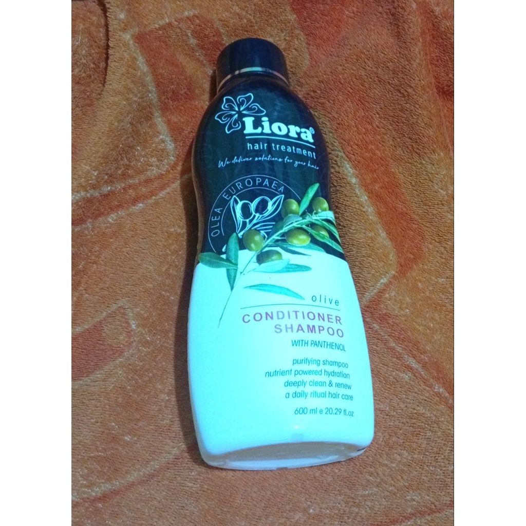 LIORA Black Shampoo (Nutrient) 600ML | Shampoo Penghitam Rambut