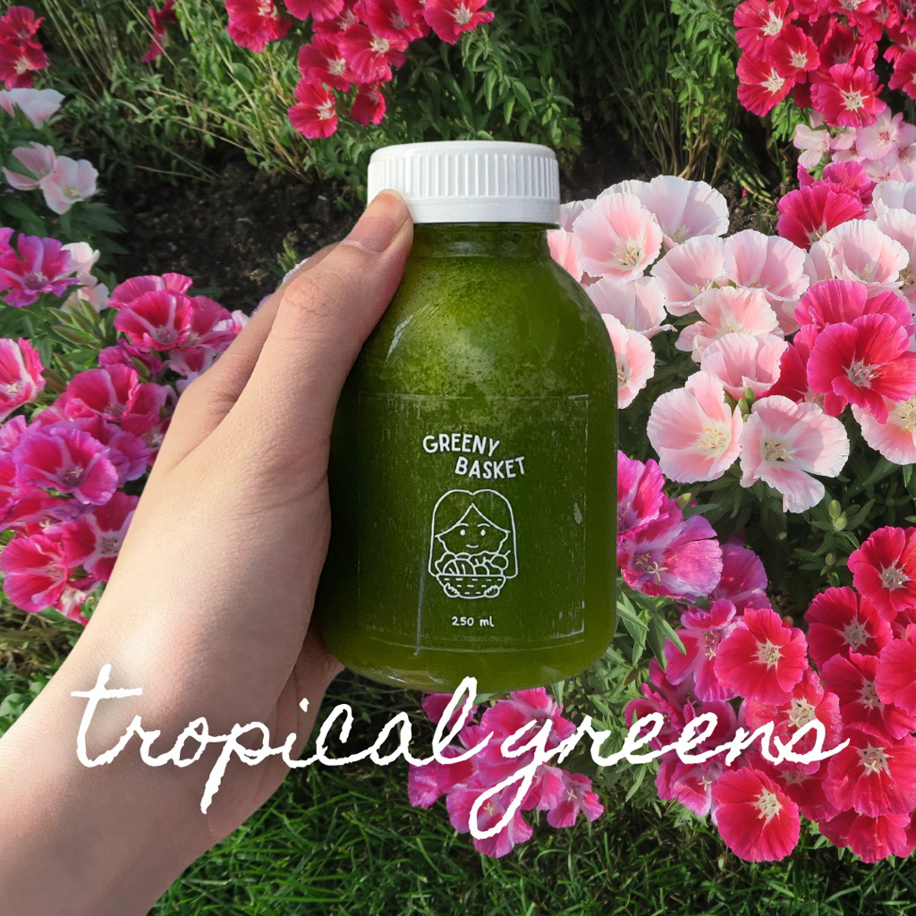 

Greeny Basket - Tropical Greens (250 ml Blended Juice)
