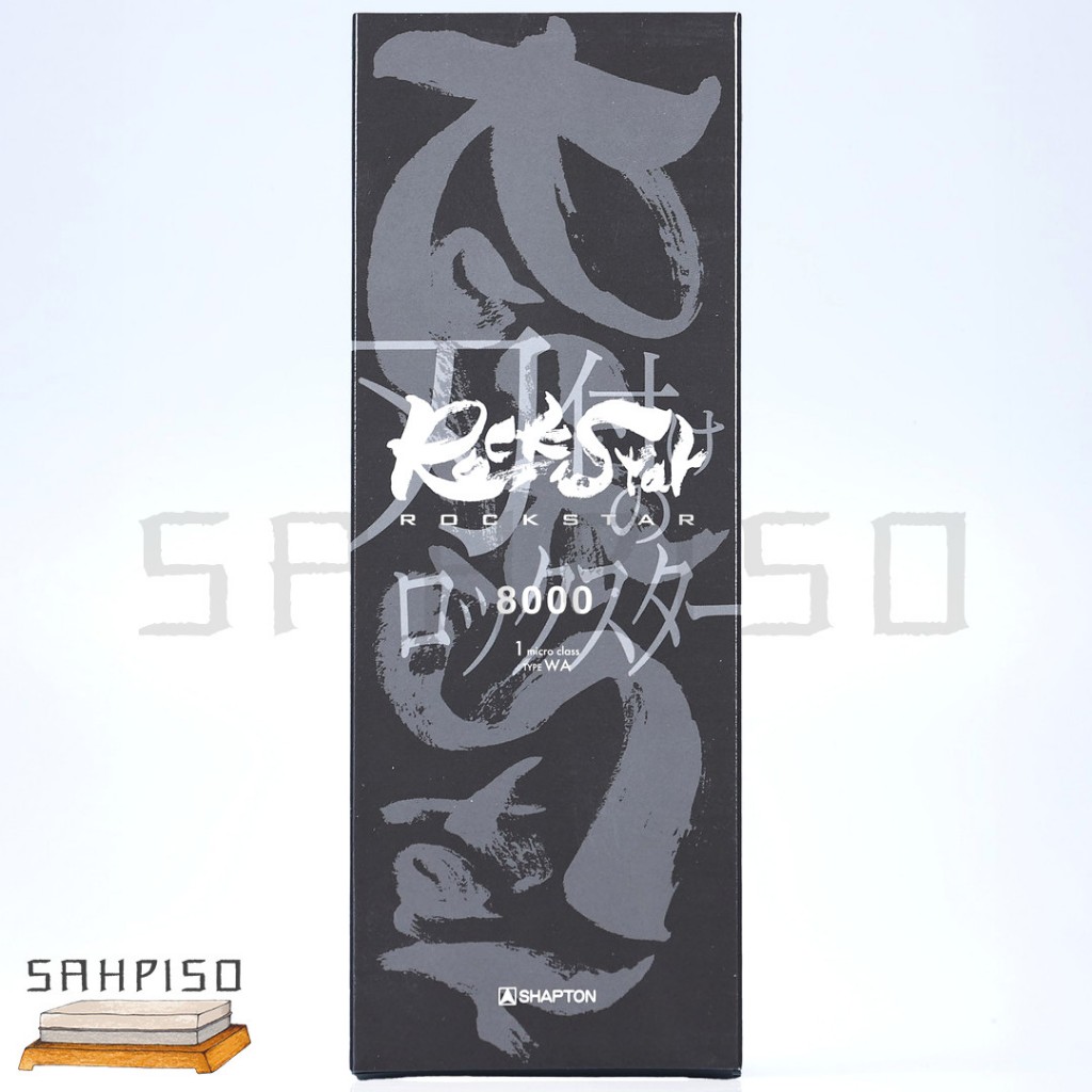 Shapton ROCKSTAR 8000 whetstone grit batu asah pisau whet stone splash and go made in japan jepang r