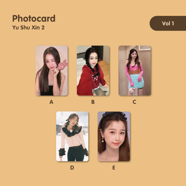 [SATUAN] Yu Shu Xin/Esther Yu 2 Fanmade Photocard