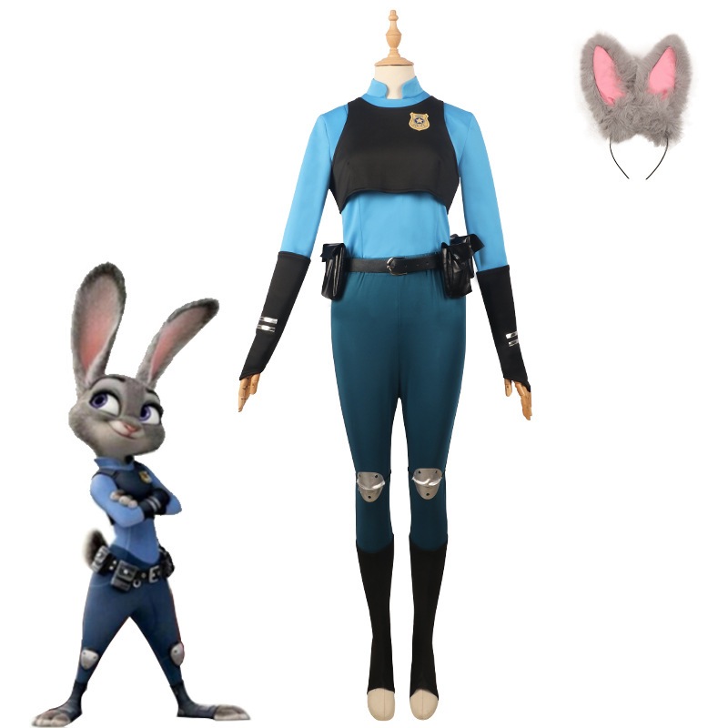Zootopia cosplay Judy Hopps cosplay costume suit