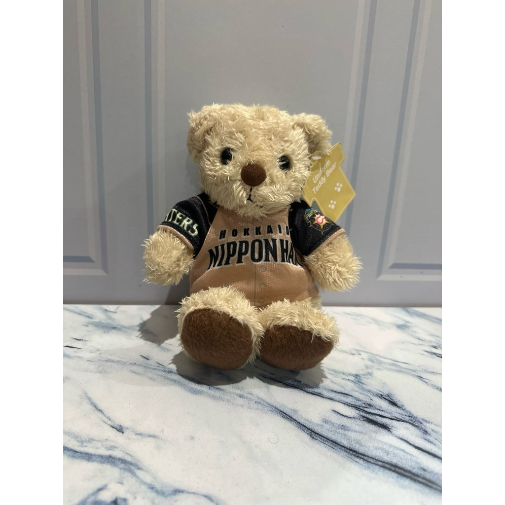 Nippon Ham Fighters Darvish Yu Teddy Bear Mascot Doll Japan