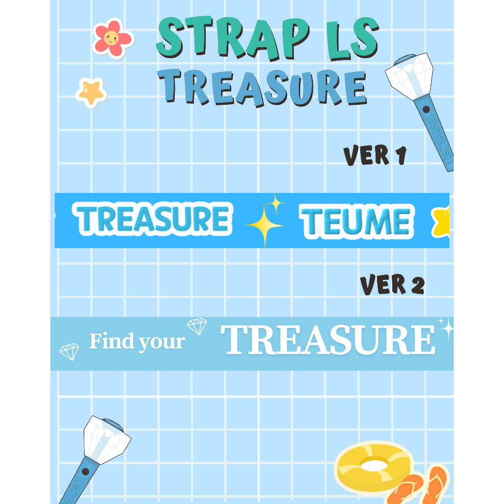 Strap lightstick Treasure Strap Tali Tas Lightstick Treasure Treume