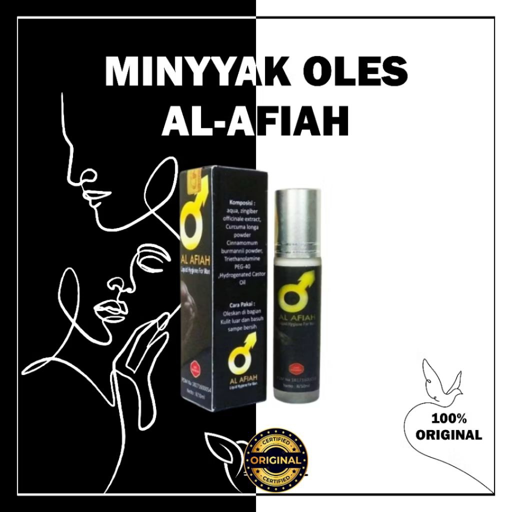 ORIGINAL MINYAK OLES AL AFIAH BPOM Obat Kuat Pria Tahan Lama Hajar Al Afiah 100% Asli