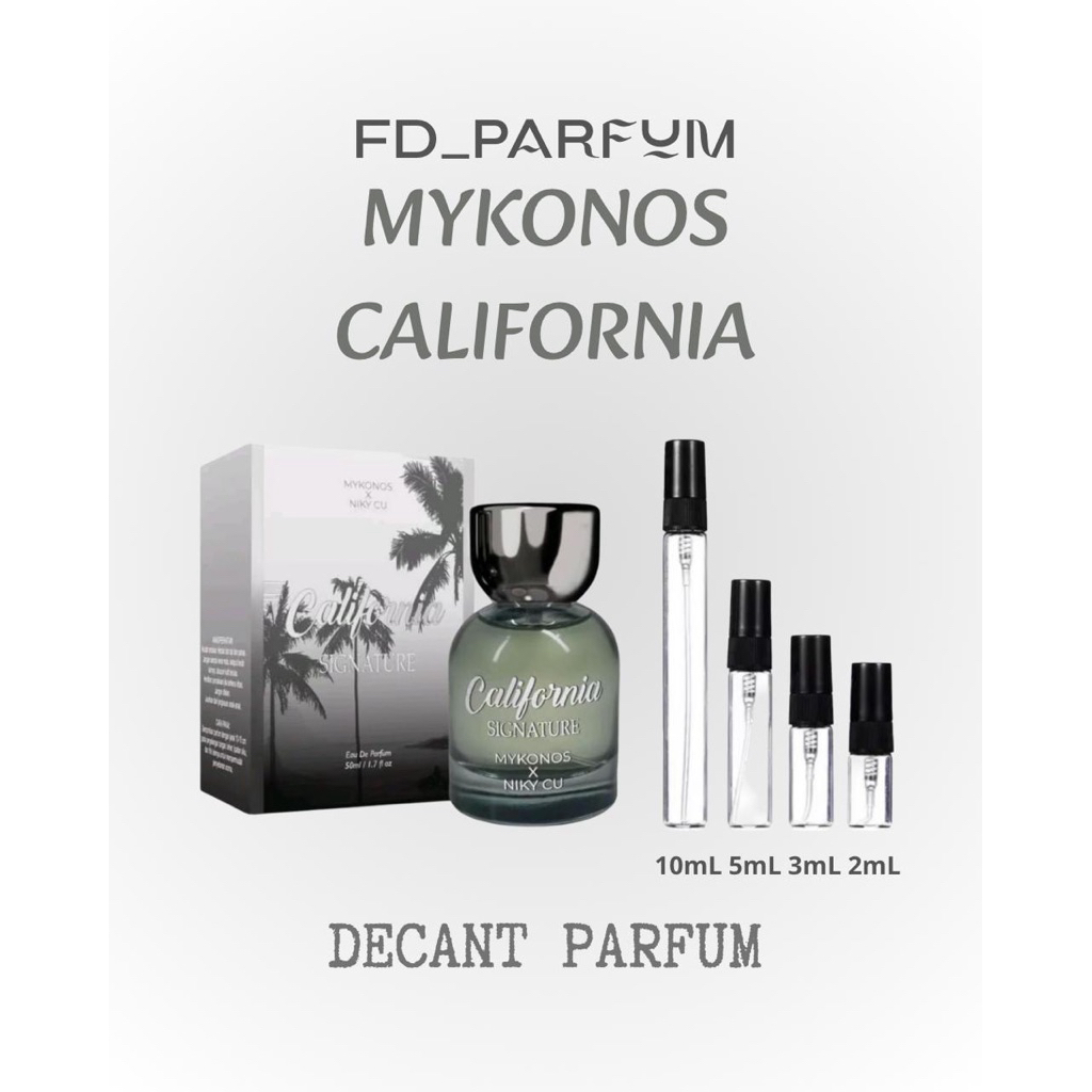 Decant Parfum Mykonos California