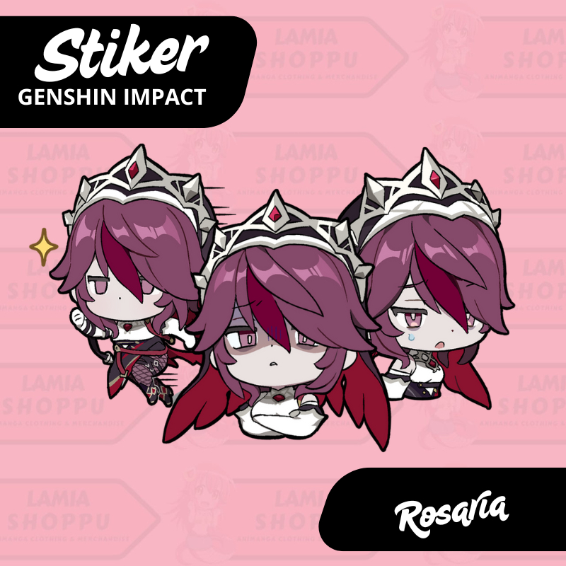 

Sticker Genshin Impact Rosaria | Stiker Rosaria Genshin | Sticker Rosaria GI