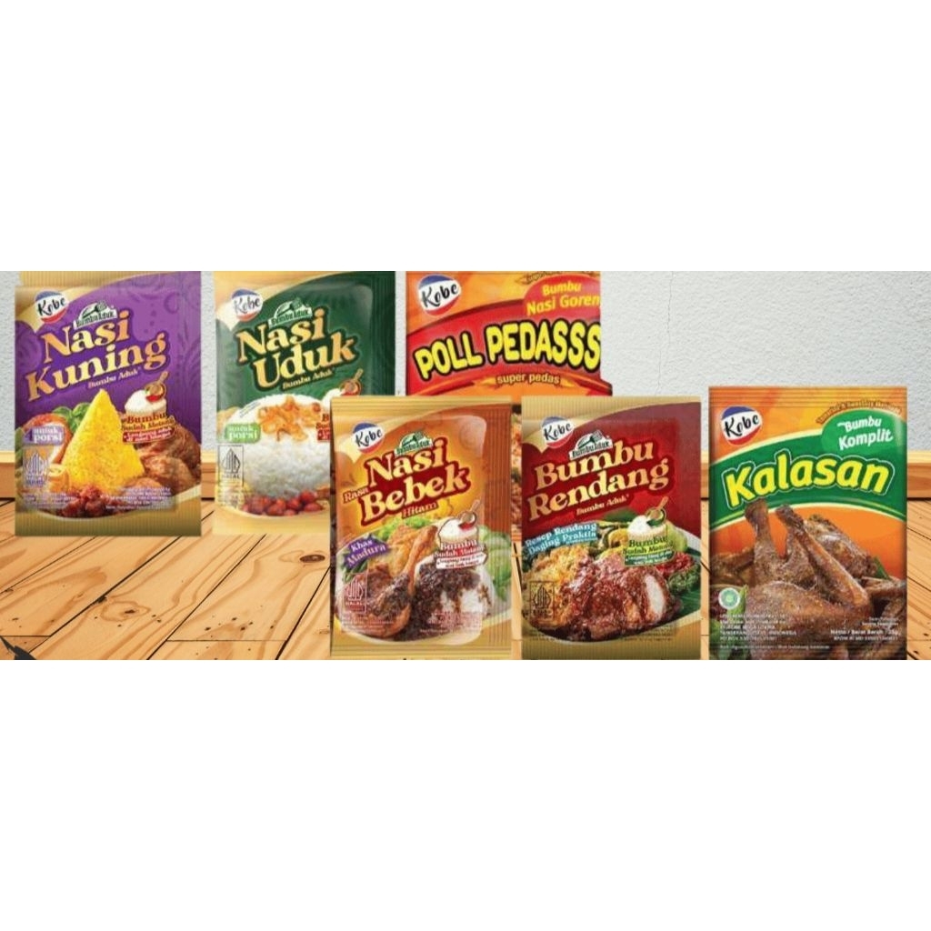 

kobe bumbu rendang|nasi kuning|ayam goreng lengkuas|nasi goreng poll pedas|nasi goreng poll ayam|nasi uduk|ayam kalasan|bumbu goreng serbaguna