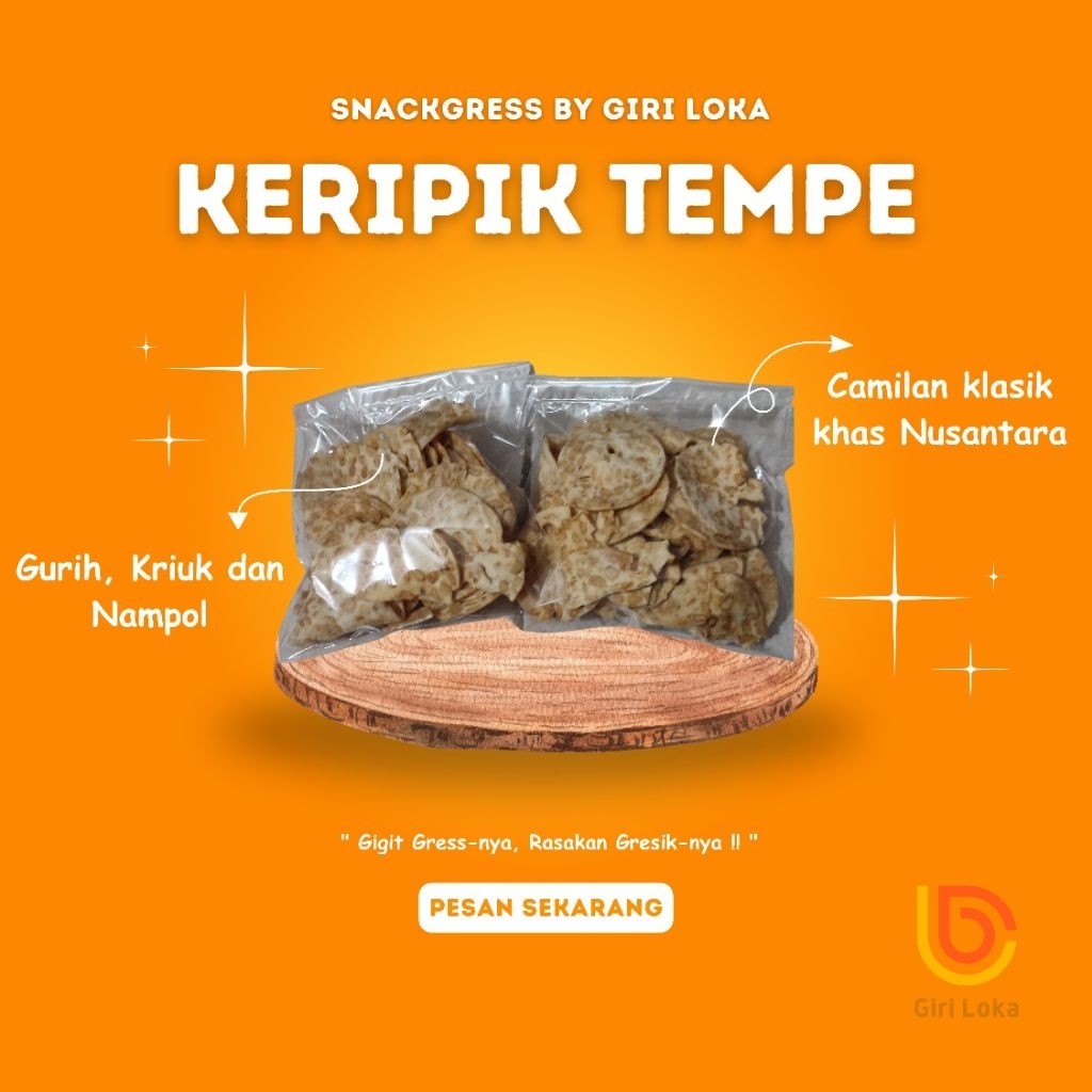 

KERIPIK TEMPE | KERIPIK TEMPE SAGU | KERIPIK TEMPE KRIUK | OLEH -OLEH KHAS GRESIK