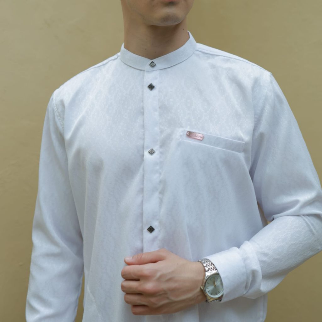 kemko ahlan jacquard terbaru kemko ahlan putih polos