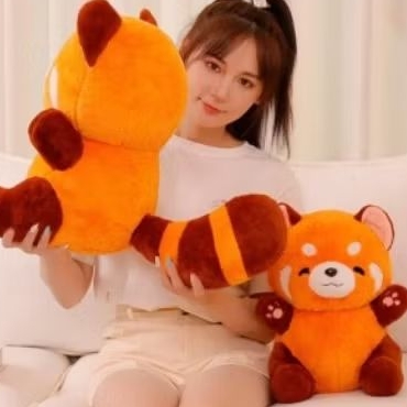boneka red panda rakun kkv