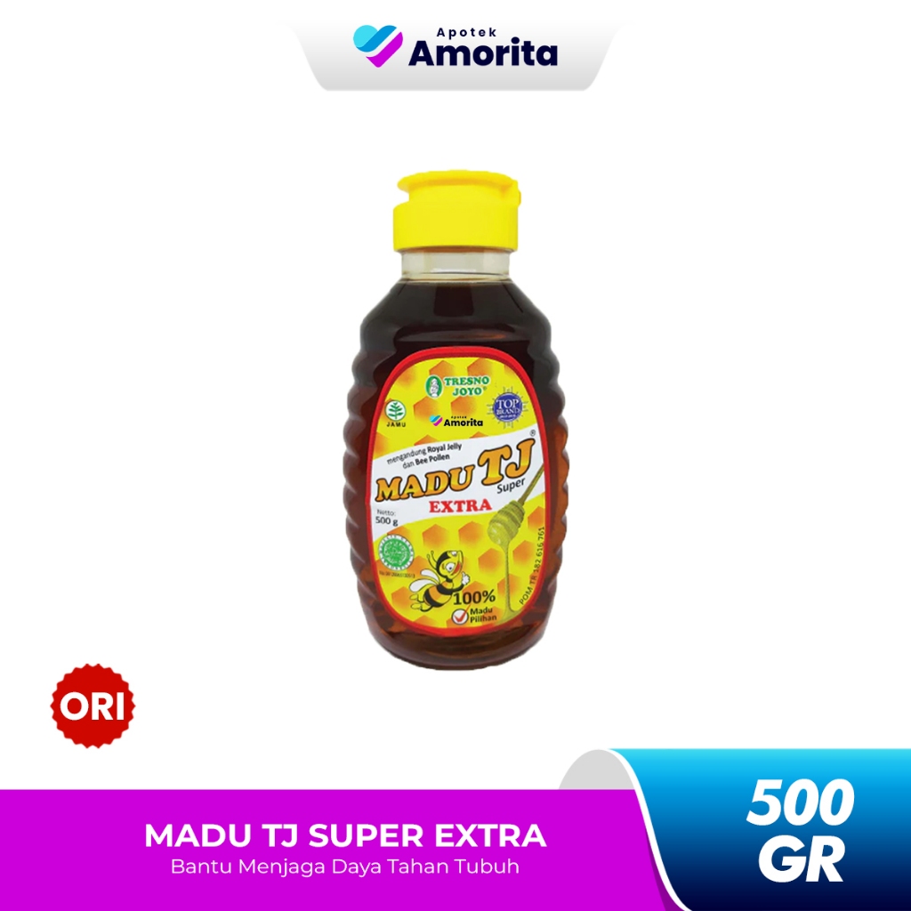 

Madu TJ Super 500gr - Mengandung Royal Jelly dan Bee Pollen
