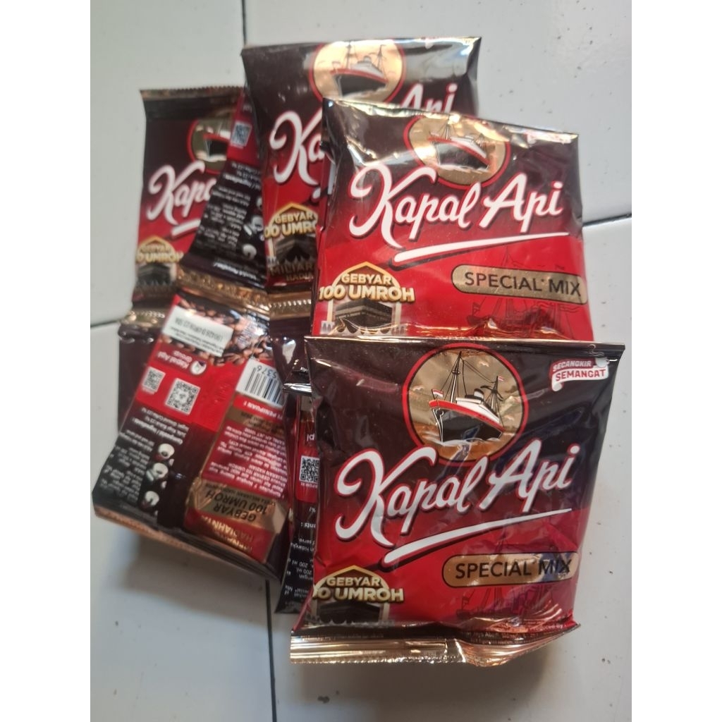 

kapal api special mix renteng isi 1 sachet 5 sachet