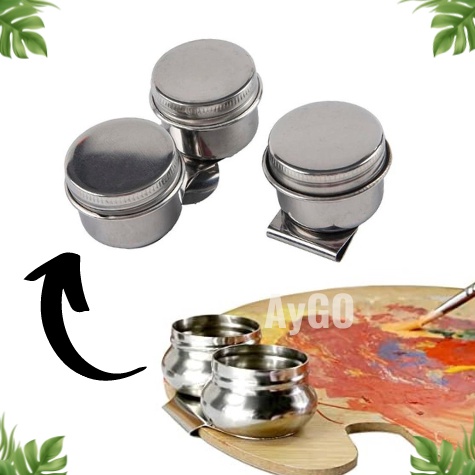 

KODE N83Q STAINLESS STEEL DRUM PAINTING PALETTE OIL PAINT