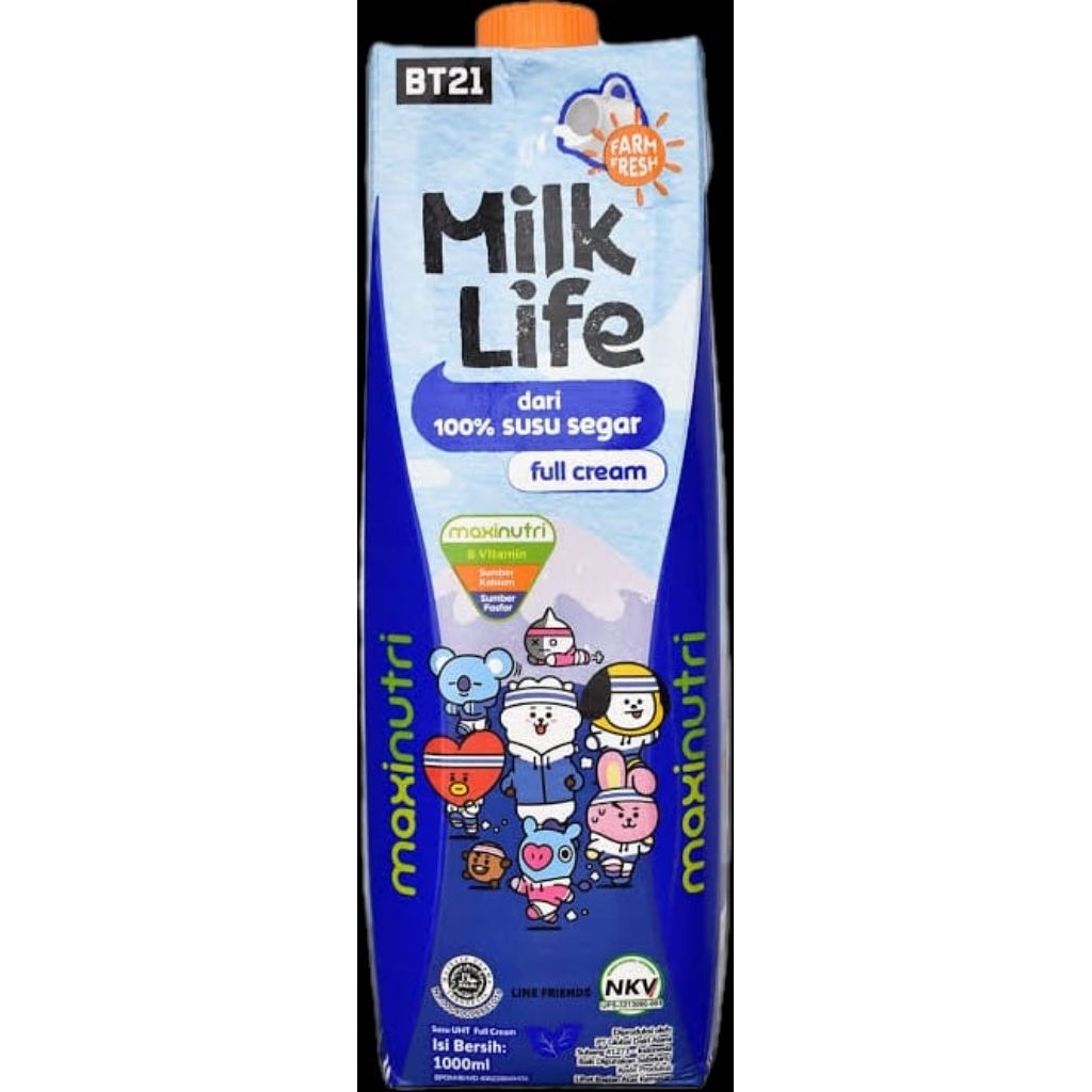 

Susu UHT FullCream MilkLife - 1L