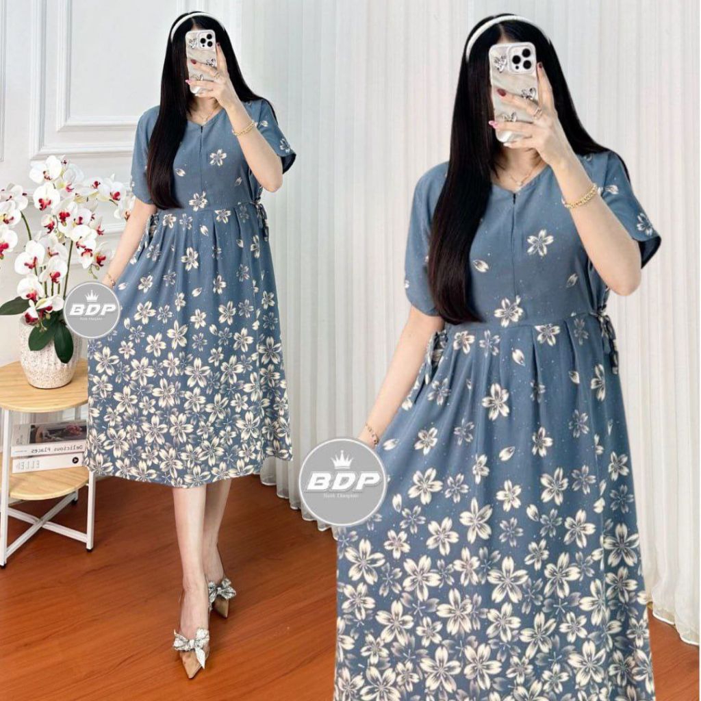 daster Chibi Motif bunga