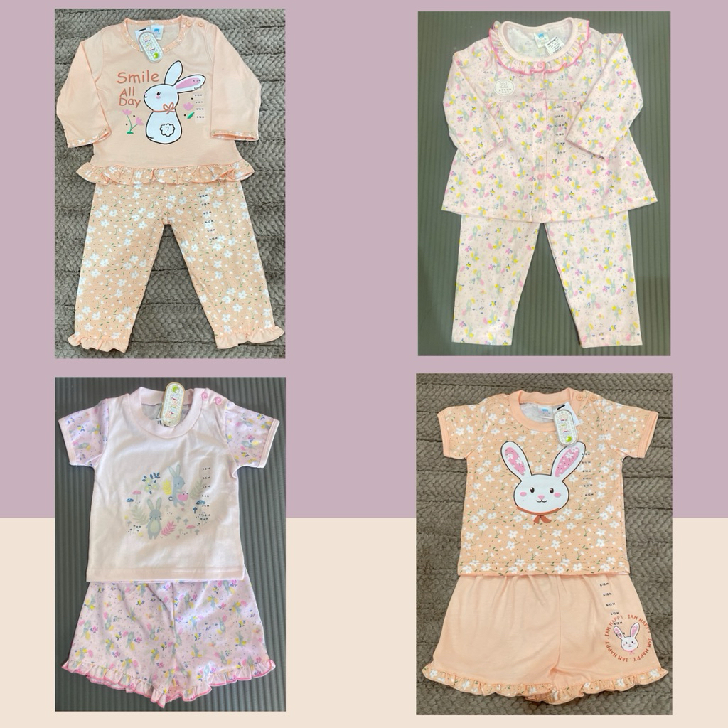 PIPINIKO PIYAMA BABY // PIYAMA BABY GIRL PIPINIKO // BAJU TIDUR PIPINIKO // BAJU TIDUR BABY GIRL