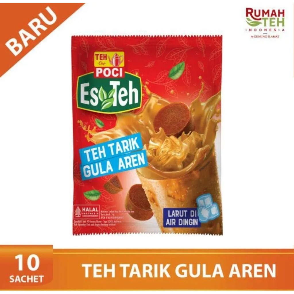 

TEH POCI ES TEH TARIK GULA AREN 25GR (ISI 10 SACHET)