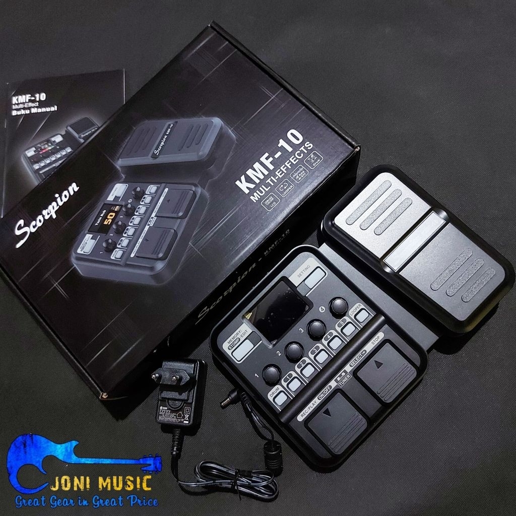 Efek Gitar Scorpion KMF-10 Multi Effects Digital