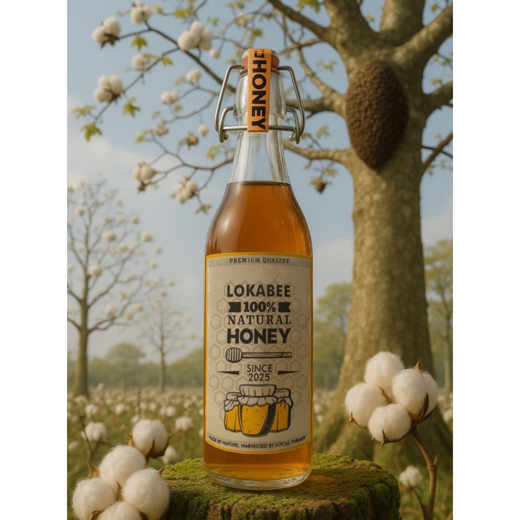 

LOKABEE Randu Raw Honey 1000 gr - 100% Madu Randu Murni