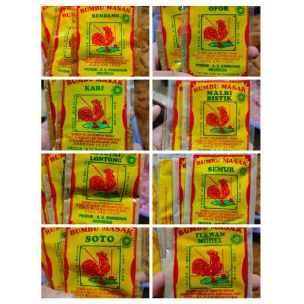 

Bumbu cap ayam jago Aneka Pilihan