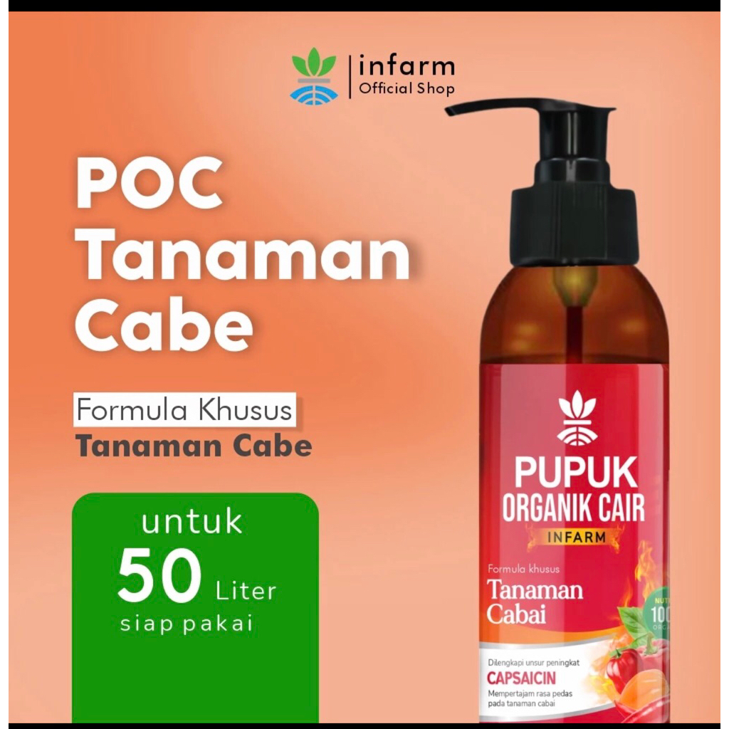 Formula tanaman cabai/ Pupuk Organik Cair Cabai Infarm