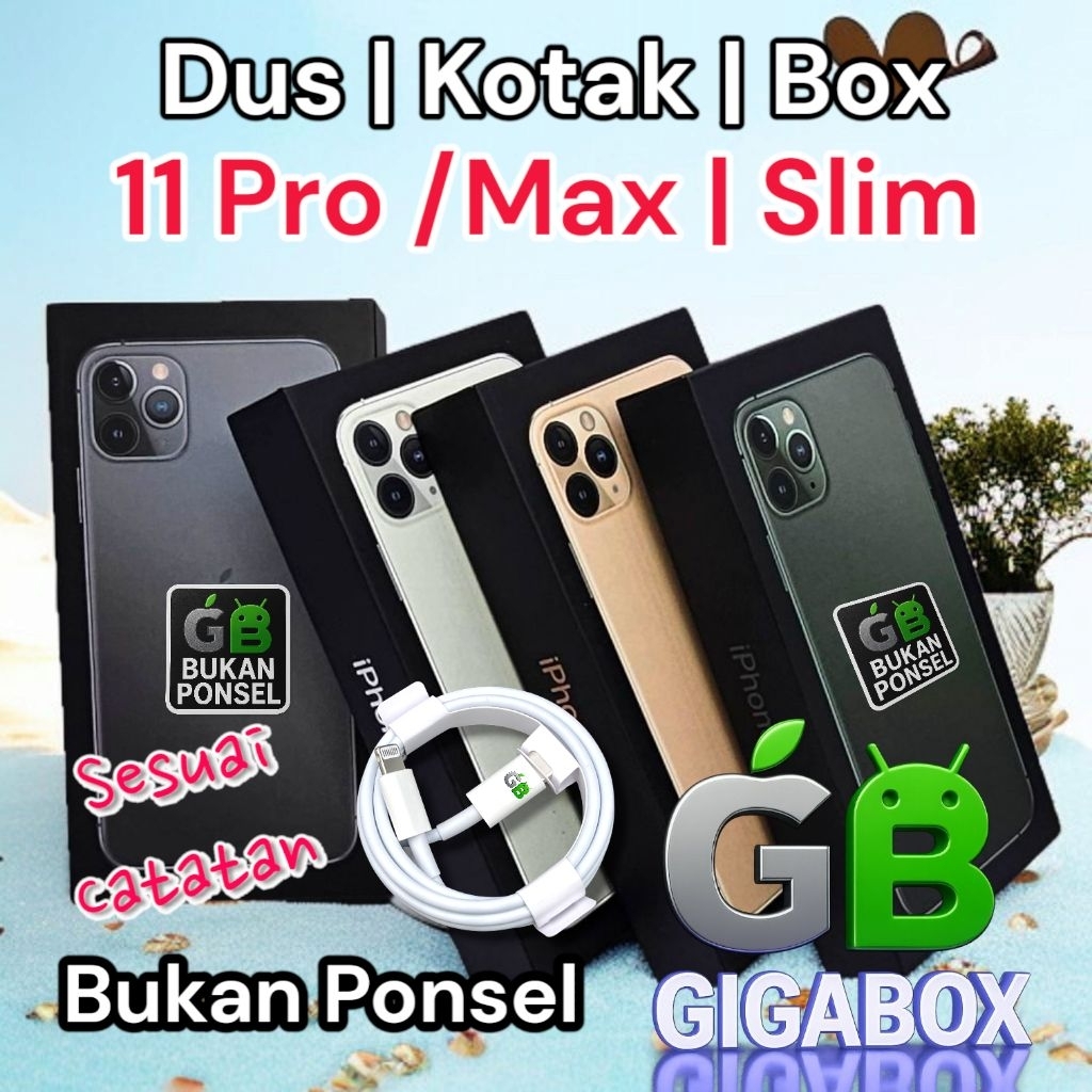

(Sesuai Catatan) Dus | Kardus | Box 11 Pro / 11 Pro Max Slim (Fullset) – Kemasan Premium dan Lengkap