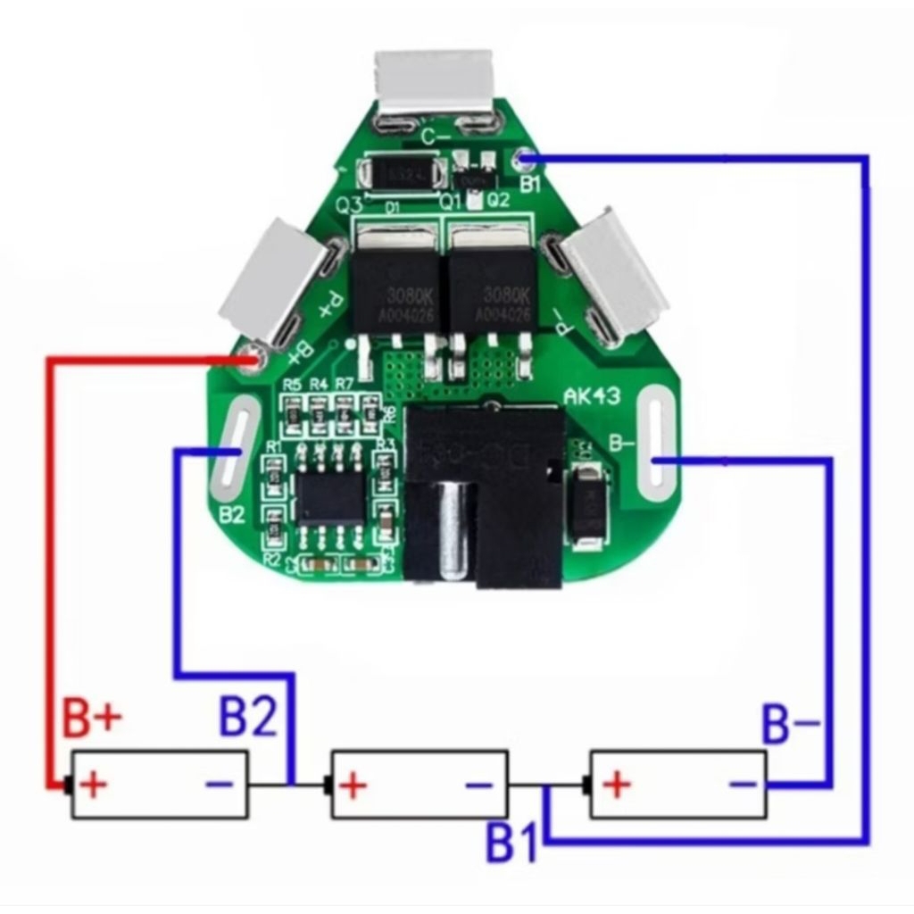 MODUL BMS BATERAI 12V MODUL SPAREPART BATERAI JLD RYU MODERN BMS 12V LITHIUM BATERAI CHARGER PROTEKS