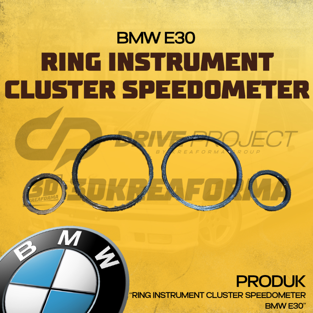BMW E30 Ring Instrument Cluster Speedometer