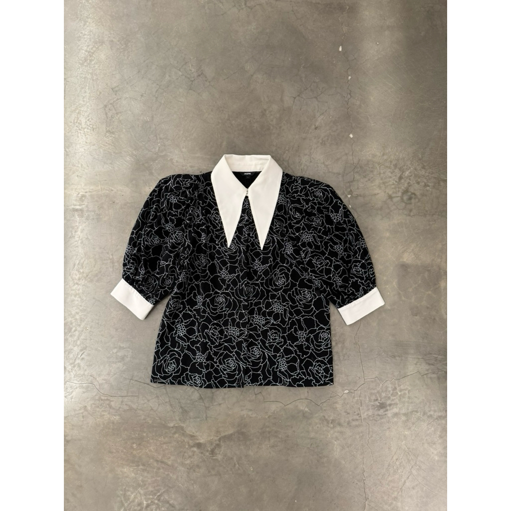 JASPAL Rose Puff Sleeve Top