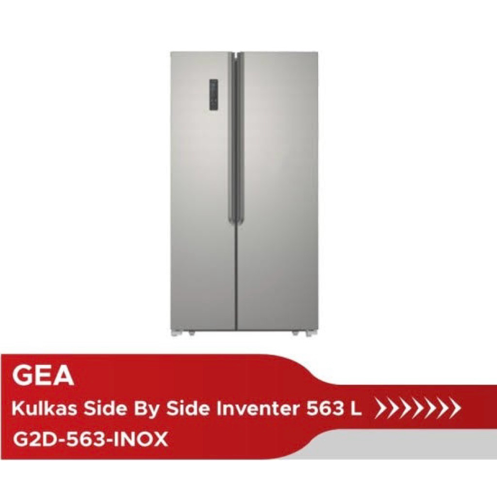 KULKAS GEA G2D 563 INOX