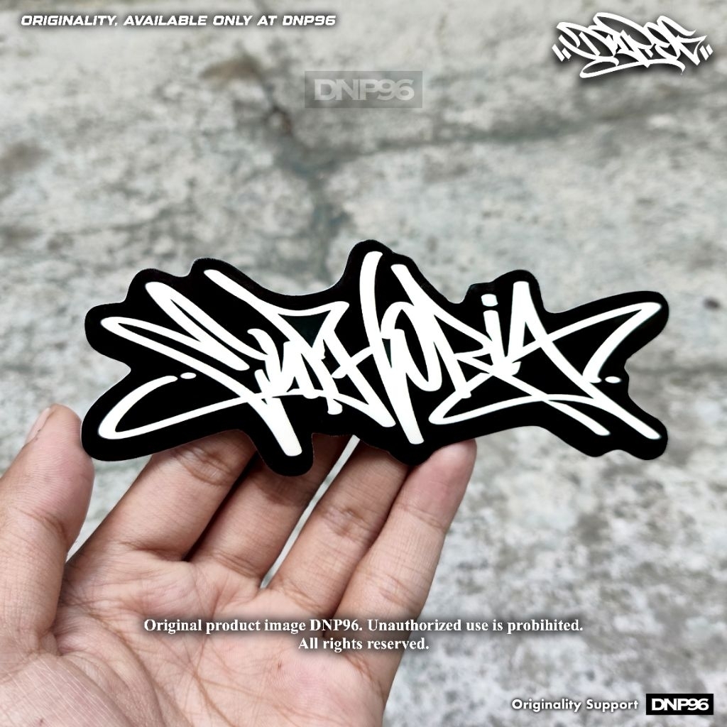 

Stiker Grafiti Sticker Graffiti EUPHORIA / Sticker Helm / Sticker Aesthetic / Sticker Tahan Air
