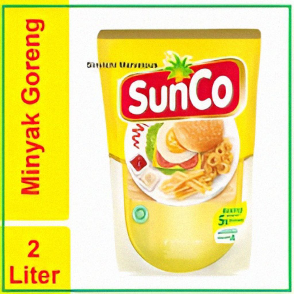 

Minyak goreng Sunco 2 liter pouch