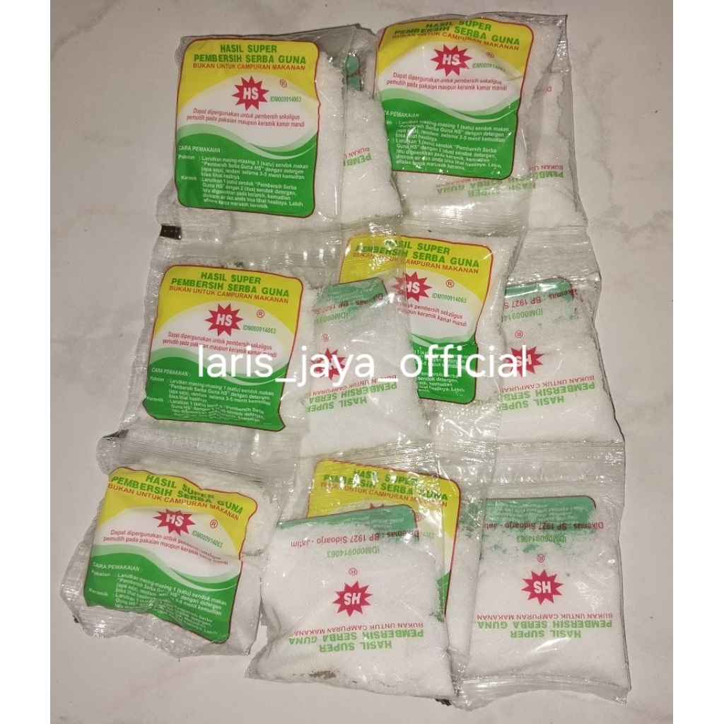 Sitrun HS 12 Sachet Pembersih Kerak dan keramik Serbaguna bukan untuk makanan