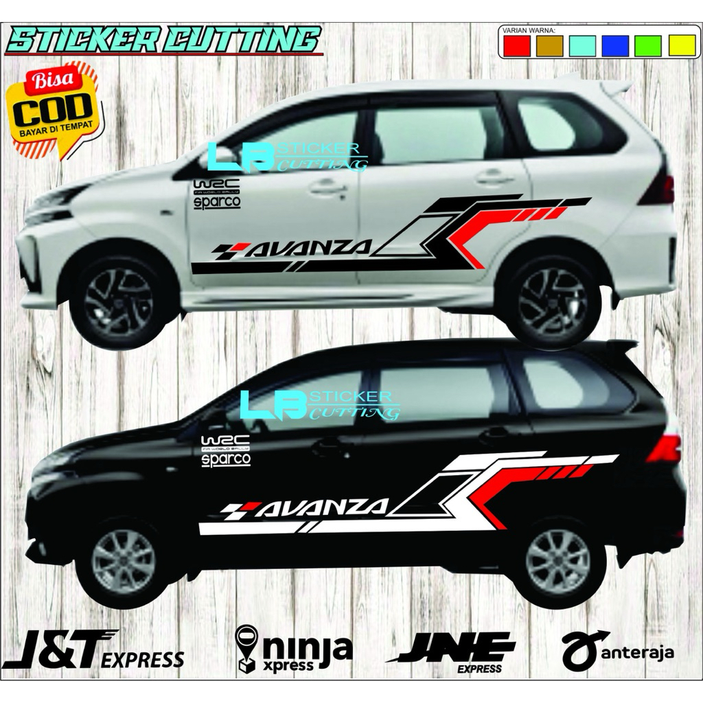 Sticker Cutting Mobil Avanza Variasi Sticker Cutting terbaru
