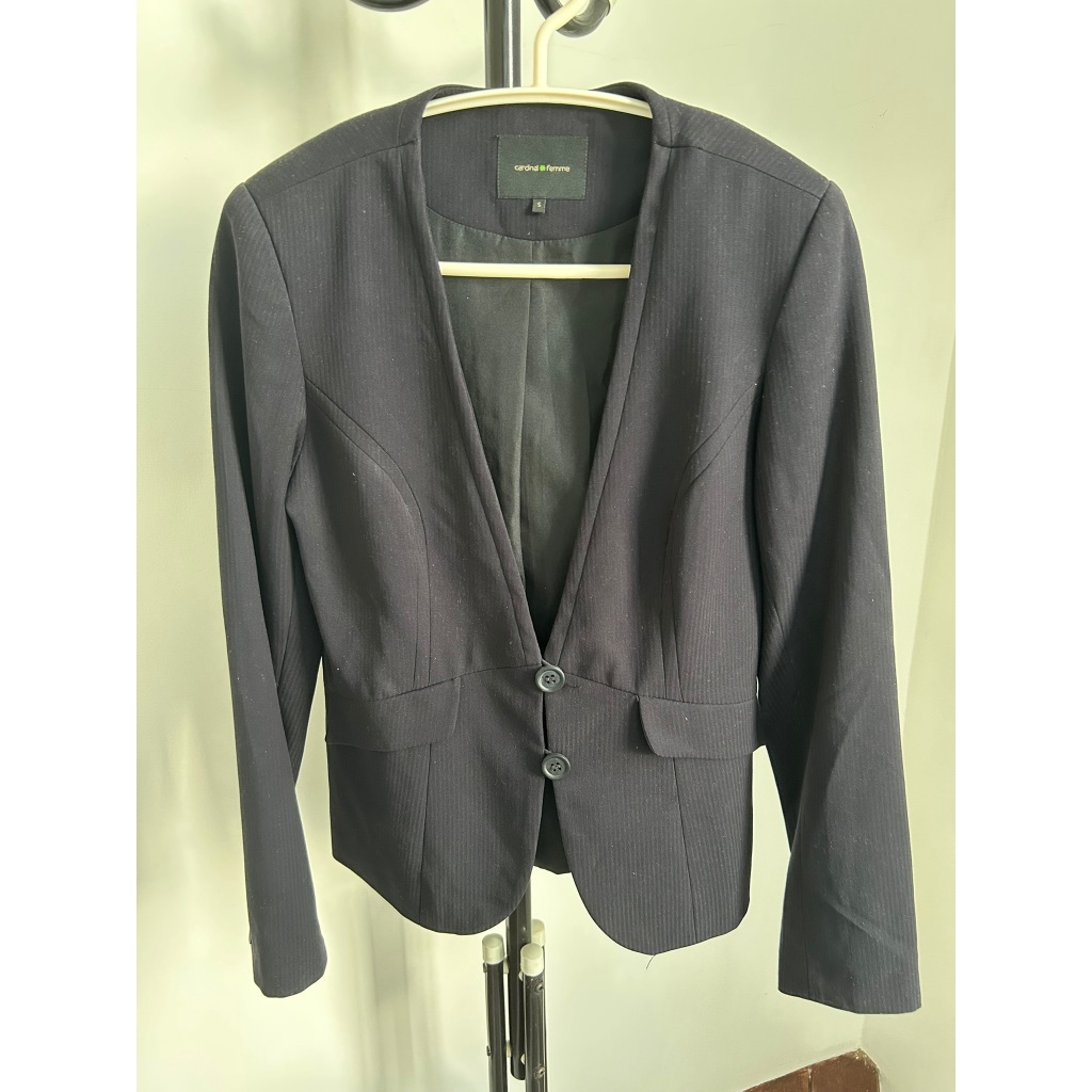 Blazer Wanita Cardinal Femme Hitam - Preloved