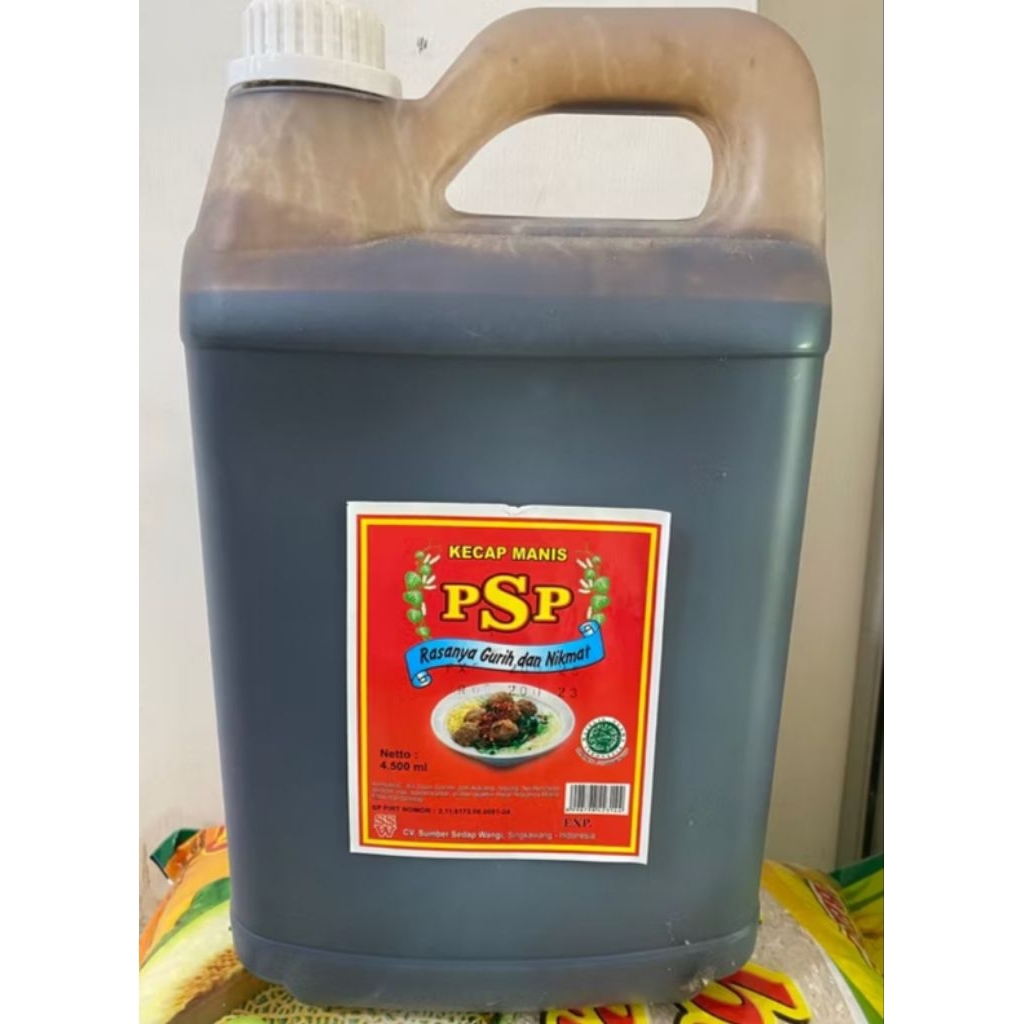 

kecap manis PSP jerigen 4.500ml kecap manis dalam Ken kecap bakso