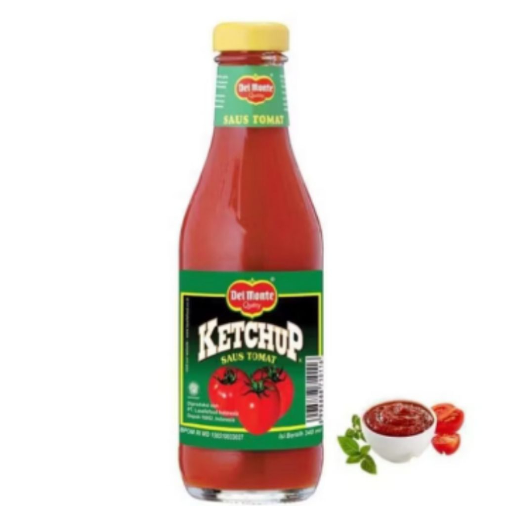 

Del Monte Saus Saos Tomat 330 ml Botol Kaca