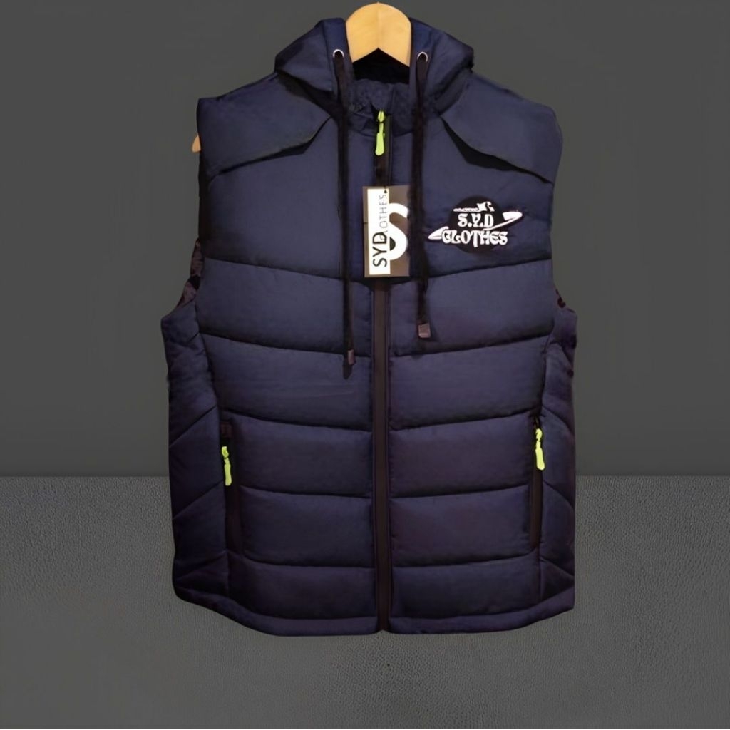 SYDClothes - Rompi columbia Rompi Dewasa Rompi Vest Motor anti angin | Rompi Hoodie lepas pasang