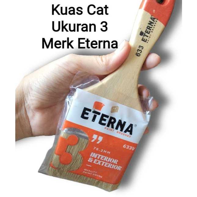 Kuas Cat Tembok Ukuran "1" "2" dan "3" Merk Eterna