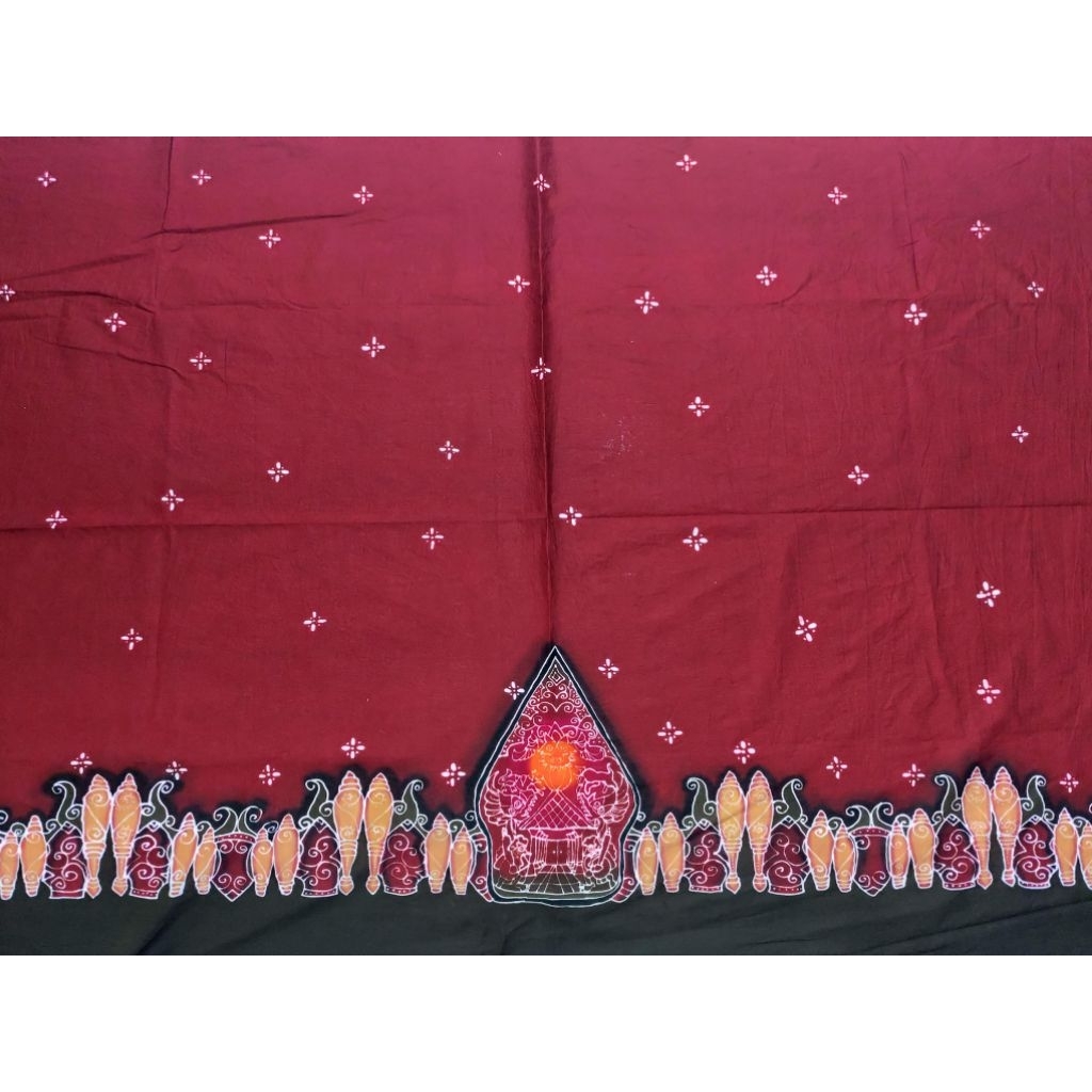 Kain Batik Tulis Motif Gunungan Wayang