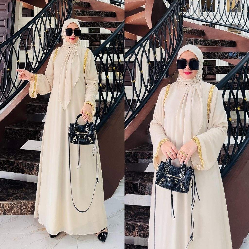 Abaya Turki Series / Gamis Abaya Terbaru simple / COD