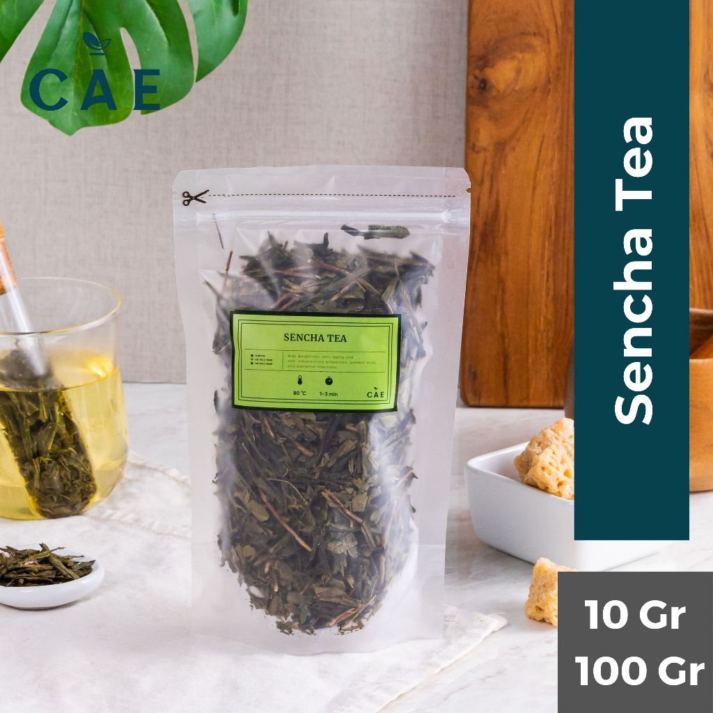 

Sencha Japanese Green Tea Teh Hijau Jepang Premium Organik 10 - 100gr