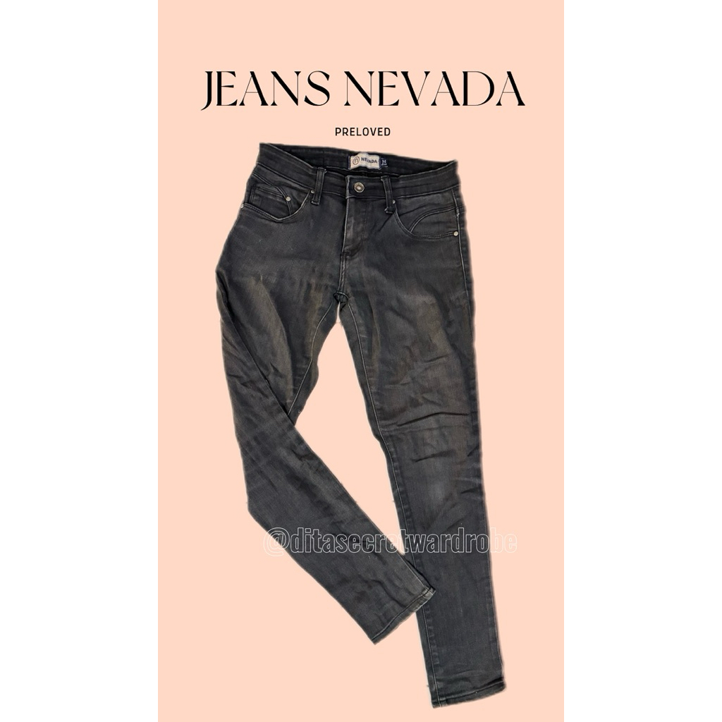 Preloved JEANS NEVADA WANITA