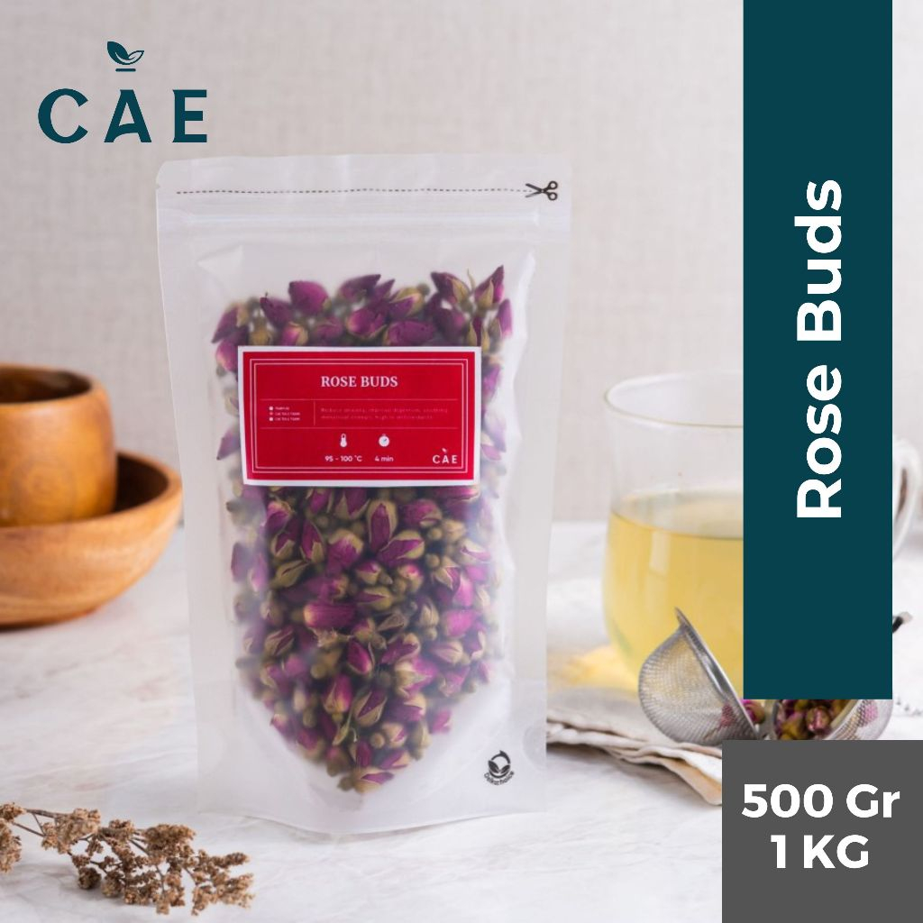 

Dried Red Rose Buds Teh Bunga Mawar Merah Kering Flower Tea 500 Gr - 1 KG