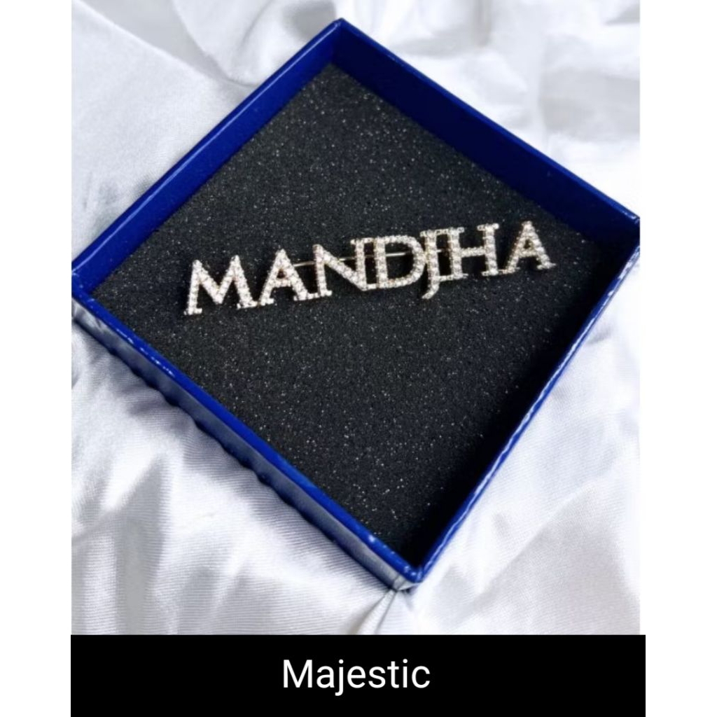 Mandjha Bros Ivan Gunawan Motif Huruf Besar Mandjha