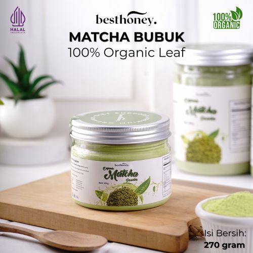 

Best Honey Pure Matcha Powder 270gr Premium Asli