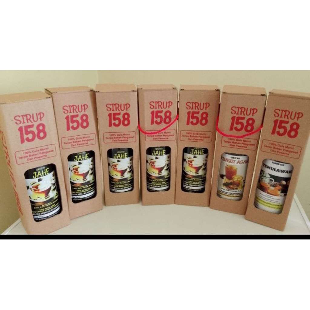 

Sirup Jamu Jahe, Kencur, Temulawak, Kunyit Asam