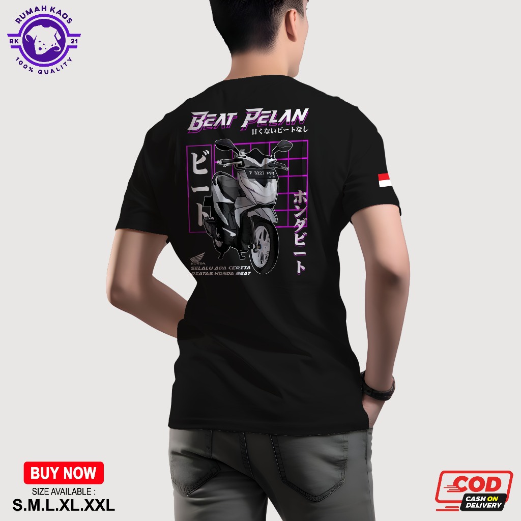 Kaos Motor Beat Modification // Kaos Beat Modification // Baju Beat // Kaos Beat // Beat