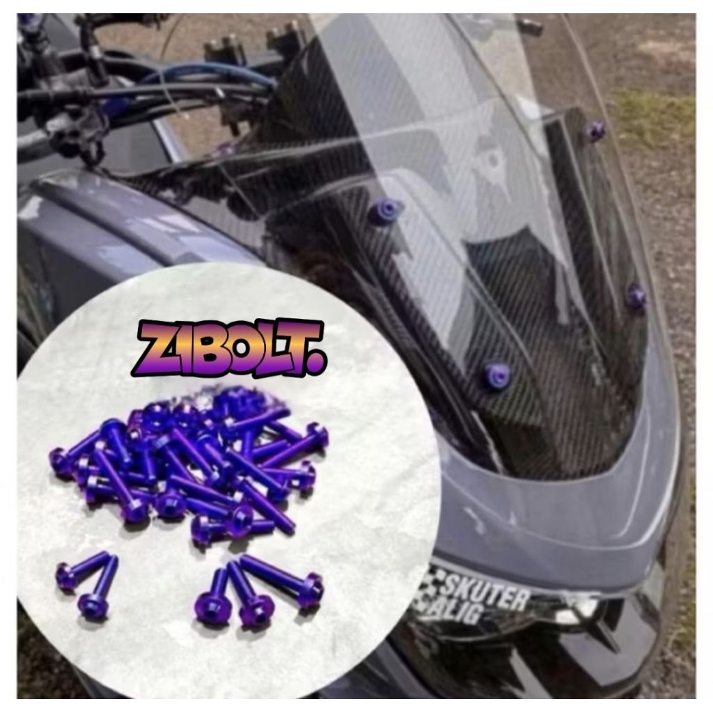 baut visor nmax titanium (4biji)